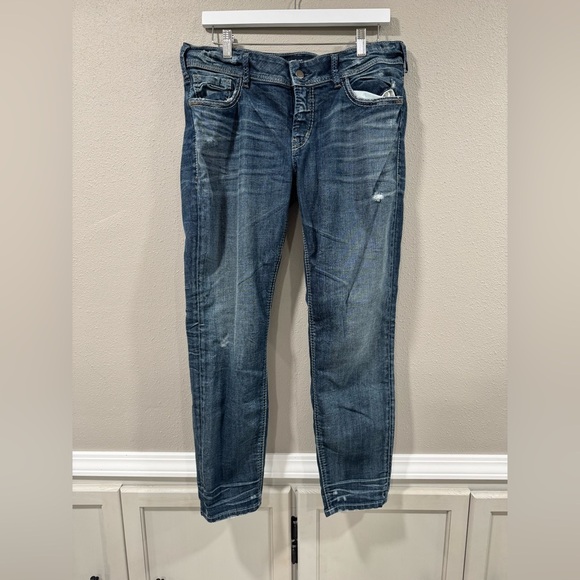 Silver Suki Mid Super Skinny 36x29 - Picture 3 of 5